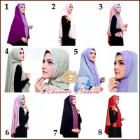Grosir Jilbab Khimar Terbaru 2016 - Khimar Nadira by Narinda