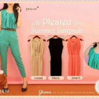 Jual Pleated Summer Jumpsuit Murah