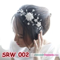 Jual Sirkam Rambut Pesta l Aksesoris Tiara Rambut Sanggul Wedding- SRW 002 Murah