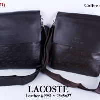 TAS PRIA/MAN LACOSTE 9981 KULIT EMBOSS