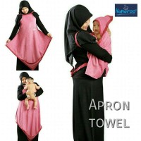 Jual Apron Towel Hanaro - Towell Celemek Handuk Bayi Hanaroo Cover Baby Murah