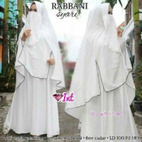 HIJAB GAMIS RABBANI SYAR'I WOLVIS UMROH HAJI CADAR