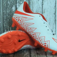 Jual Sepatu Sepak Bola Anak Nike Hypervenom II Putih Orange Murah