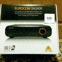 Behringer Eurocom SN2408 Audio Mixer Power Amplifier Speaker Pasif