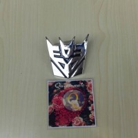Jual Emblem Logo Transformers Chrome Murah