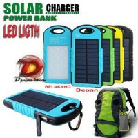 Jual NEW Powerbank Solar Cell+Lampu Emergency 12 LED Murah