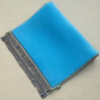 Jual Sajadah Biru muda polos busa bulu exclusive terbaru Murah