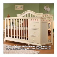 Box bayi, ranjang bayi, tempat tidur bayi, kayu jati kayu mahoni