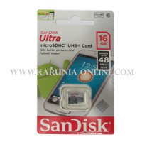 Jual SANDISK ULTRA MICROSDHC 16GB CLASS 10 UP TO 48MB/S Murah