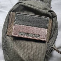 Jual Patch Bendera Indonesia Bordir Velcro (Khaki, OD, Sand) Murah