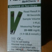 Jual Strip Gula Darah atau Glucose NESCO (N) 25's Murah
