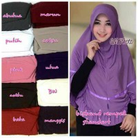 hijab ori elnifa / jilbab instant : bisband rempel standard