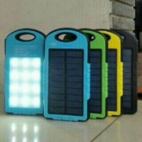 Jual Powerbank Solar Cell/Solar Charger+Lampu Emergency 12Led Murah