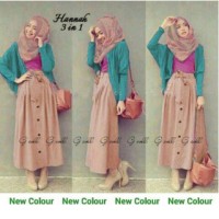 hanna set 4in1 hijab