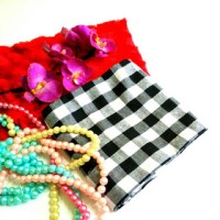 JUAL JILBAB PASHMINA BIG MONOGRID (ST-Pashmina Bmonogrid)