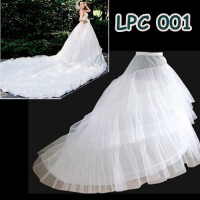 Jual Petticoat Wedding Ekor Panjang- Rok Tutu Dalaman Gaun Pengantin -LPC00 Murah
