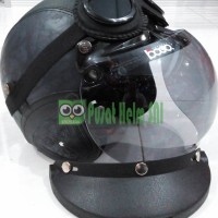 Helm Bogo Greyshade Hitam SNI - 4 in 1 - Bogo Path Goggle