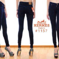 celana jeans hermes wanita standar dan jumbo