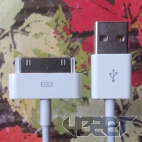 Jual KABEL DATA IPHONE 3GS/4/4S IPAD 1/2/3 IPOD 5/6/NANO/TOUCH | USB 30 PIN Murah