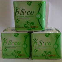 Jual ajib pembalut sco pantyliner herbal anti bakteri jamur keputihan Murah