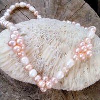 Kalung Mutiara Air Tawar Lombok Panjang 40 cm