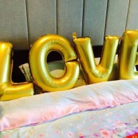 Jual Balon OKE Huruf Gold 90cm Murah