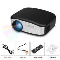 Jual Proyektor MINI Profesional 1200 Lumen Projector Home Cinema Presentasi Murah