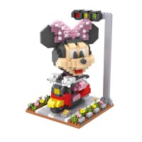 Jual Lego Nano Block Loz Minnie Mouse Biking 9635 Murah