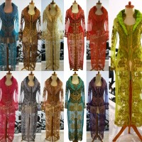 Kebaya Modern terbaru panjang semata kaki pesta wisuda pengantin tile