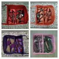 Jual Tas Rak Sepatu / Sendal Resleting (SCO 2 Sekat - Shoe Case Organizer) Murah