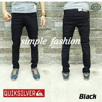 Celana Jeans QUIKSILVER Skinny Full Black