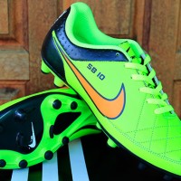 Jual Sepatu Sepak Bola Nike Tiempo SB10 Hijau Hitam (Lokal) Murah 2016