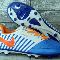 Jual Sepatu Sepak Bola Nike LunarGato Hyperfuse Putih Biru Murah