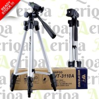 Jual Portable Tripod Stand 4 Section - Weifeng WT3110A - Aluminium Legs Murah