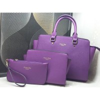Tas Import Fashion Wanita Classic Bag 1 Set isi 3 Item