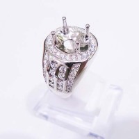 Ikatan Batu Cincin Silver 925