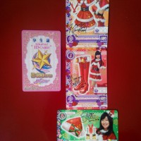 Jual Aikatsu ID Card PINK + Christmas Jingle Bell Lovely JKT48 EDITION Murah
