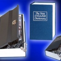 Jual Safe deposit book safe brankas bentuk buku medium 24 x 15.5 x 5.5cm Murah