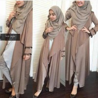 ZASKIA LONG CARDI / LUARAN MUSLIM HIJABERS SASKIA SUNGKAR
