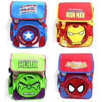 Jual Tas Ransel Anak AVENGERS Captain America Iron Man Hulk Spiderman Murah