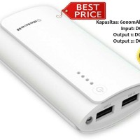 Power Bank Delcell Nitro 6000 mAh REAL CAPACITY GARANSI 1 TAHUN