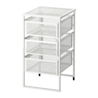 BEST SELLER IKEA LENNART Unit laci, abu-abu tua, abu ge Murah