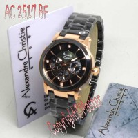 Jam Tangan Alexandre Christie Ac 2517 Bf Rose Gold Black