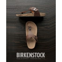 Jual Sandal Birkenstock Pria Jepit Coklat Murah