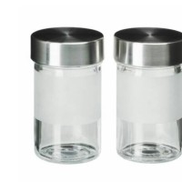 IKEA DROPPAR Toples Bumbu Kaca Frosted 9cl