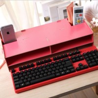 Desktop storage Meja laptop / rak komputer 48*20*11.5cm tebal 0.5mm