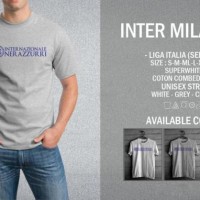Kaos Inter Milan 02 T-Shirt Raglan Bola Baju Football Club