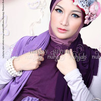 Nuhijab Tts - Purple Dark Purple | Grosir Hijab