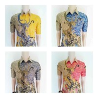 Jual Jual Baju Batik Pria | Batik Kerja|Kantor | Kemeja Batik Saloka Modern Murah