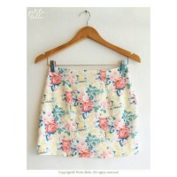 Jual Rok Bunga Bunga FLORAL BANDAGE Murah